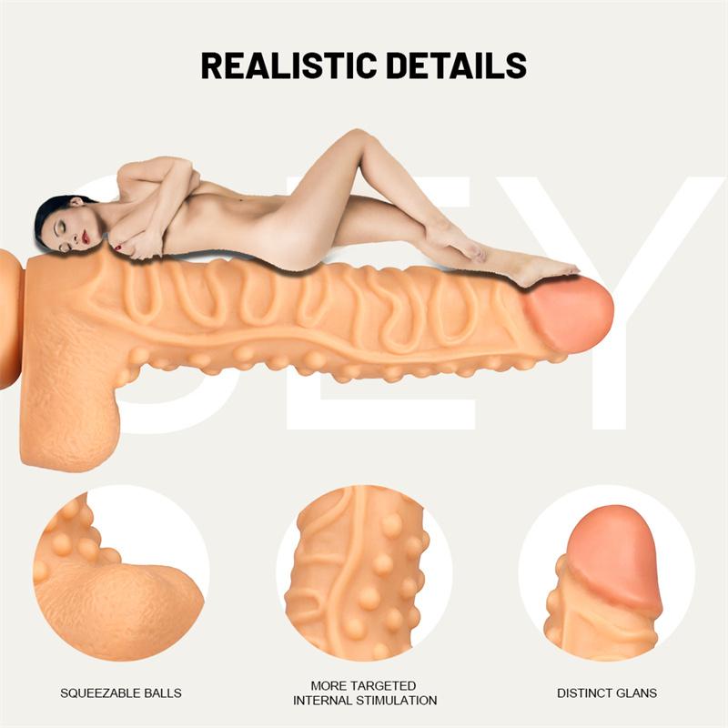Female Artificial Dildo Crystal Transparent Dildo Adult Masturbator