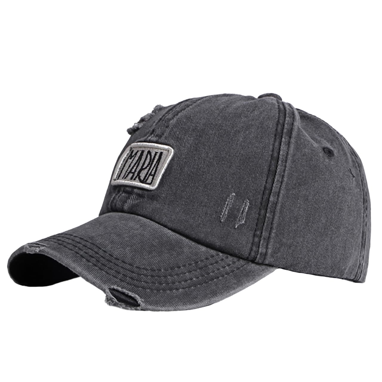 

Embroidered CZA334 [White Fang] Cap, Outdoor, Casual, Hat, Fashionable, Men s, Women s, (Black) чорний