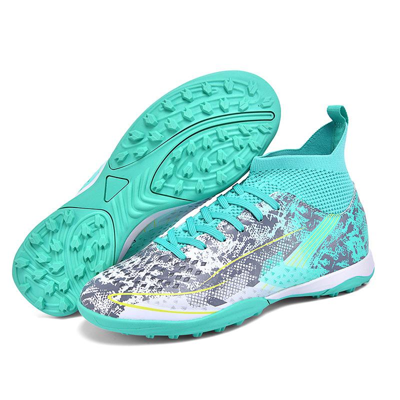 Children's Football Shoes Men's High-top AG Long Nails Primary and Secondary School Students TF Broken Nails Adult Game Sports Training Shoes