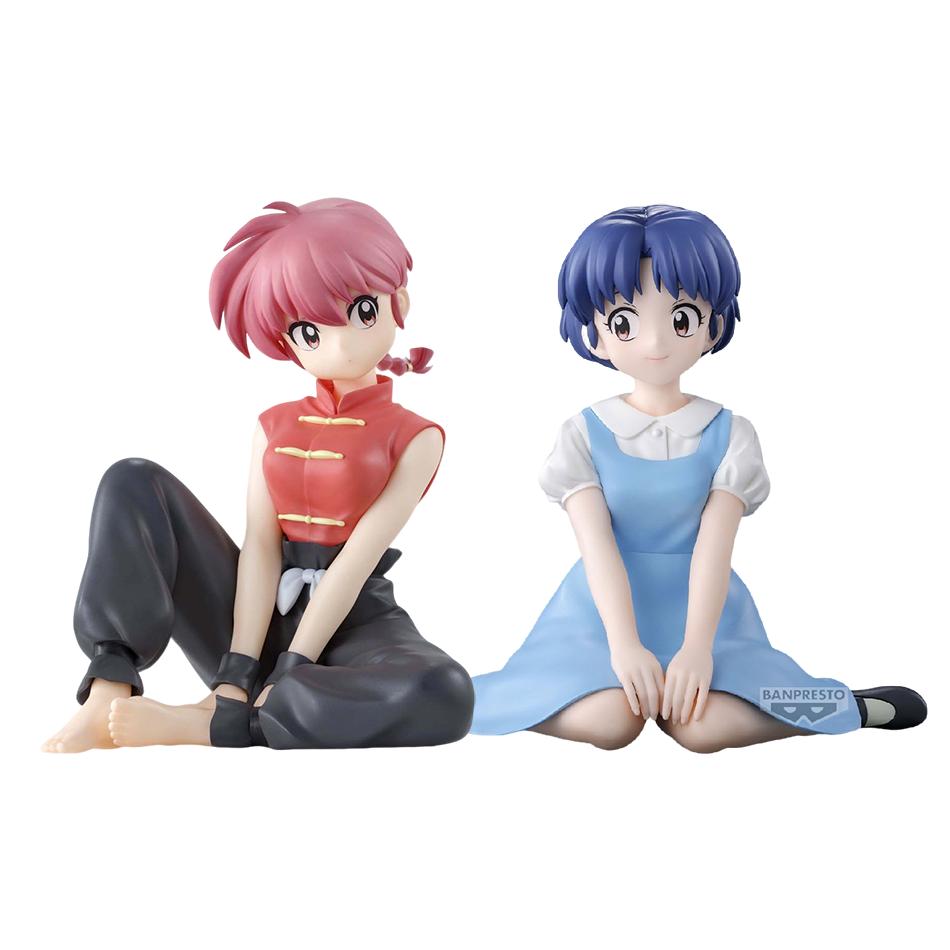 In Stock Original BANDAINAMCO BANPRESTO Ranma 1/2 Relax Time Shampoo Tendou Akane Ranma PVC Figure Model Collector Figurine Toy