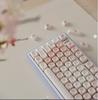 Pink Keycaps XVX Sakura PBT Cute MOA Profile Dye Sublimation Custom for Mechanical Keyboards 142 Sets Pink - Keycaps, 60%/65%/75%/100%, -