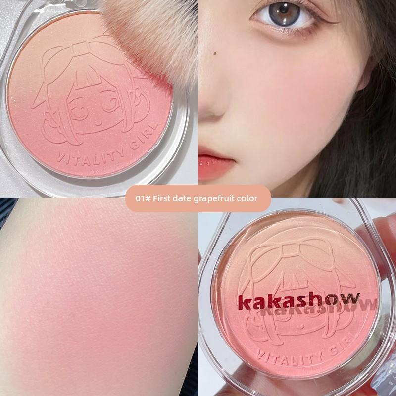 Roamwifi Double Blusher Nature Repair High Gloss Chin Purple Female Sun Red Nude Makeup Chin Blue Matte Brightening 2023 New Arrival