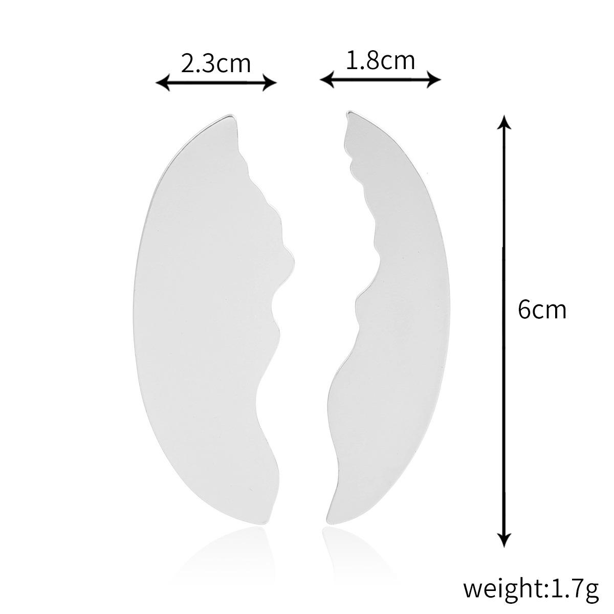

Niche Design Sense Ins Простые асимметричные серьги Барочный темперамент Асимметричные серьги Модные серьги 2025 Легкие серьги для чувствительных ушей