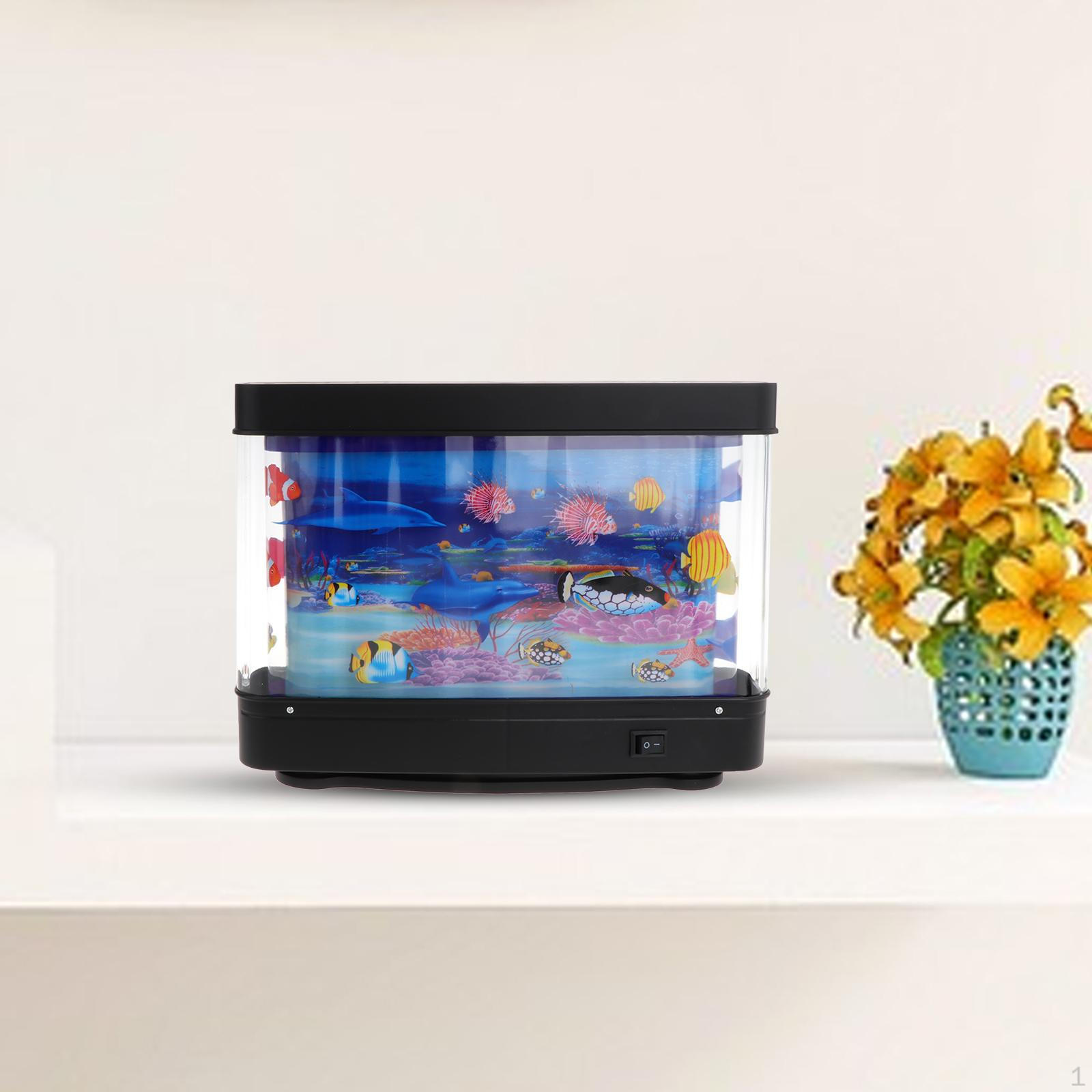 Aquarium Lamp Marine Fake Decorative for Home Holiday Birthday Style A