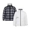 New Balance Down Jackets Unisex Ivory White Stand Collar Without Hood Moderate 5PC44273-IV