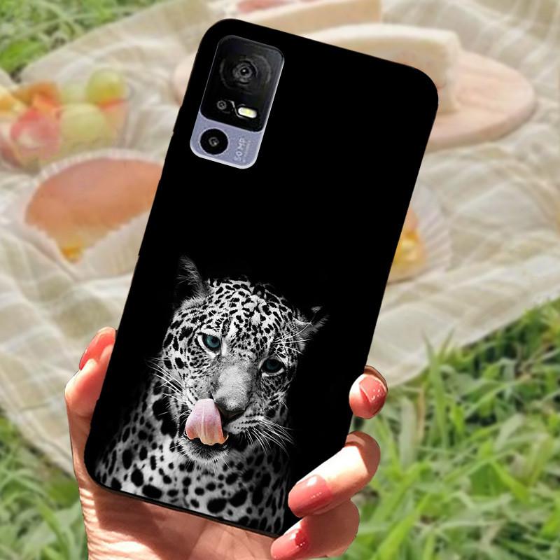 For TCL 40R Case TPU Soft Silicone Marble Phone Cover Case for TCL 405 406 408 403 TCL40R Shockproof Funda Love T771K Bumper