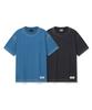 BEENTRILL Vintage Essential Dyed Short Sleeve T-Shirt (Sky Blue)