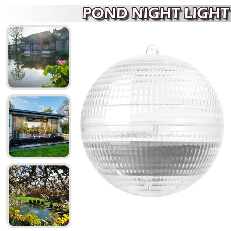 

PDTO 7 цветов меняющий круглый глобус для бассейна RGB солнечный плавающий свет для пруда у бассейна