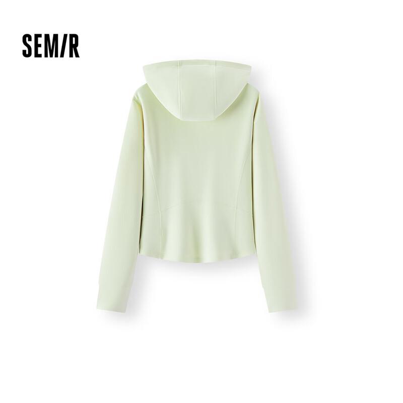 Veste à capuche fendue ajustée pour femme Semir