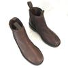 France OSLO Heavy Leather Side Gore Boots 40 25.0 Brown Minimal Heel Wear(USED)