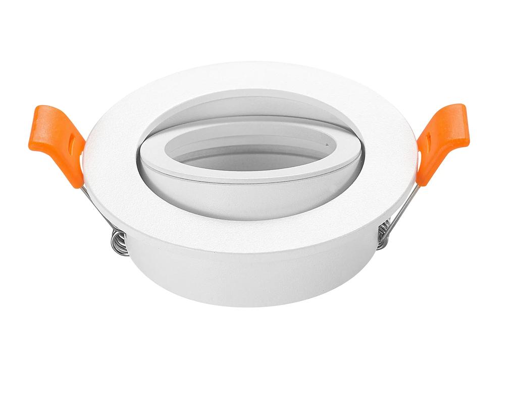 High Quality   Adjustable Spot Light Fixture LED DownlightAluminum Round GU10 MR16 Ceiling Spot Light Frame