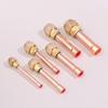 1Pc Air Conditioning Copper Pipe With Forged Brass Sae 1/4 3/8 5/8 1/2 3/4 Threaded Connector Fitting Adapter -20 To 120℃