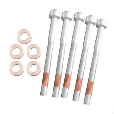 5x Injector Bolts and Washers Set 0039904012 Easy To Install Professional Car Accessories Repair