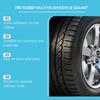 Tire Care Adhesive For Everyday Maintenance And Care Of Car Tire Sidewall Punctures, Damage, And Cracks