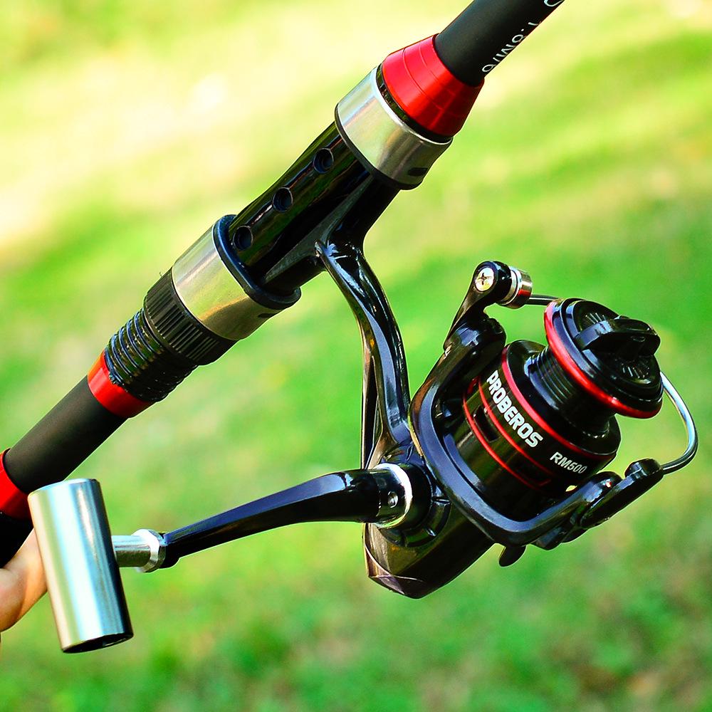 Lure Sea Rod Set: Ultralight Carbon Casting Rod with Long Cast Spinning Reel and Tackle Bag