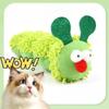 Cat Plush Toy Interactive Catnip Imitation Caterpillar Squeaky Kitten Toy Durable Bite Cat Chew Toy Accessories