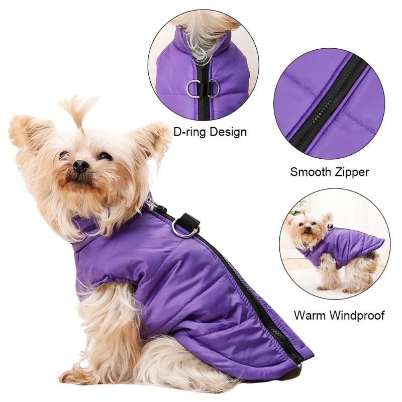Winter Warm Dog Clothes For Small Medium Dogs Cat Waterproof Cozy Pet Puppy Jacket Costume French Bulldog Yorkie Coat Overalls