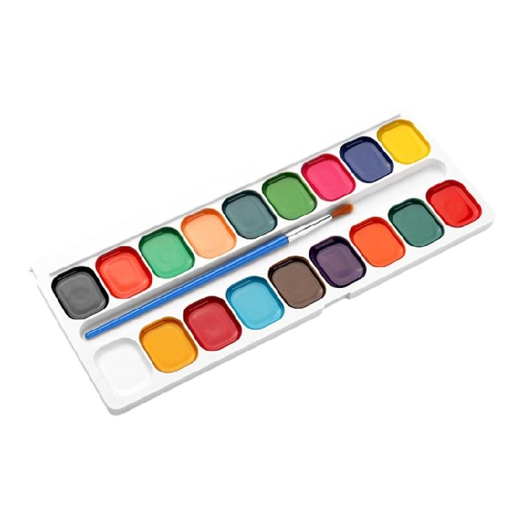 Watercolor Paint Set 12/14/18 Color Washable Color and Valentines Cards Set For Kids Students Classroom Exchange Party