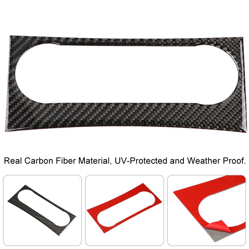 Carbon Fiber Center Console Air Conditioning Trim Cover for W204 2005‑2012