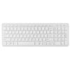 Wireless Keyboard and Mouse Set, 4 Colors Available, 2.4g Connection, ABS Material, for Learning, Work, and Gaming (White)