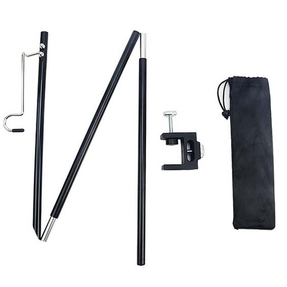 Polyester Folding Lamp Stand Adjustable Portable Lantern Holder Camping Lamp Rod Travel