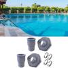 Connection Tubes With Clamps Adapter Kit For Intex Pool Vacuum Hose Adapter Pool Cleaning Tools Replacement Accessories