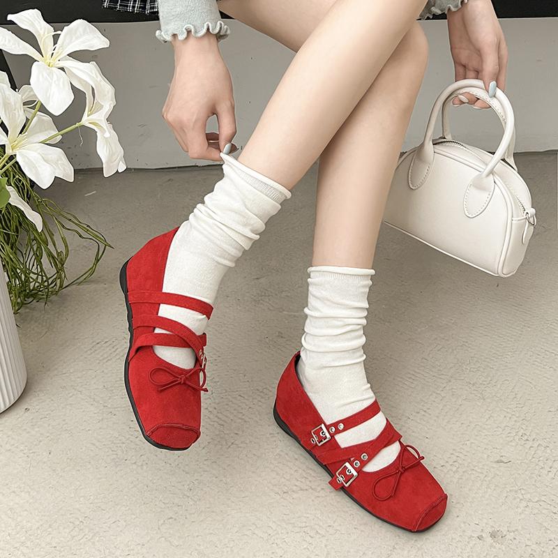 Woman Flats Loafers Shoes Fashion Shallow Casual Shoes Spring Dress Lolita Women Sandals 2025 Designer Walking Female Zapatillas