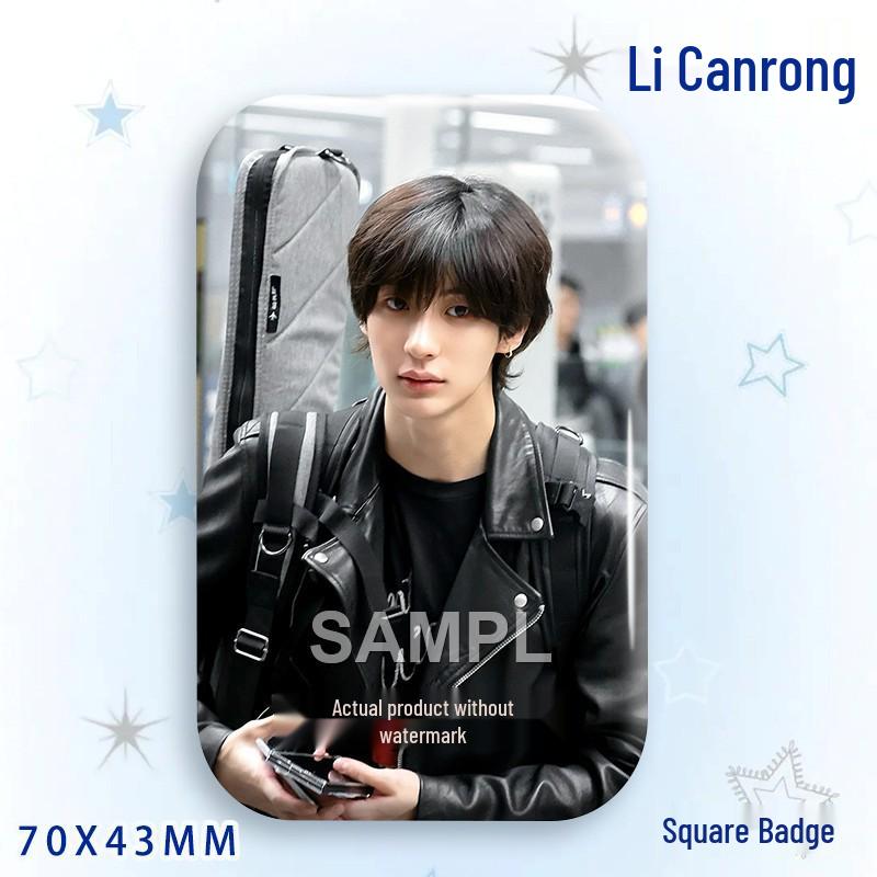 Anton Li Laser Square Star Idol Brooch & Pendant