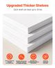 7 Tier Rotating Shoe Rack Tower with Adjustable Shelves, Movable 360° Spinning Carousel Display with Wheels, Lazy Susan Organizer Closet for Bedroom,