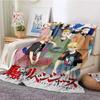 3D Anime Tokyo Revengers Printed Blanket Portable Breathable Warm Bedding Travel Blanket