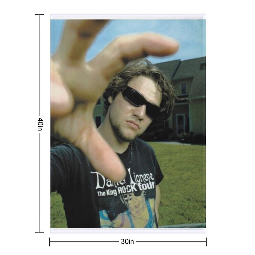 Bam Margera Throw Blanket heavy to sleep Soft Plush Plaid Retros Heavy Blankets