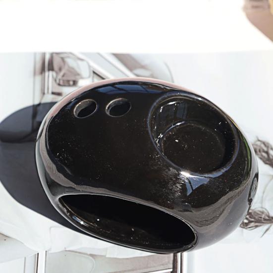 Keramika kadidlo Palo Santo White Držák mudrců Moderní Černá Mini Aromaterapeutická Vonná miska Jóga Meditace Dekorace na plochu Festival Dárek