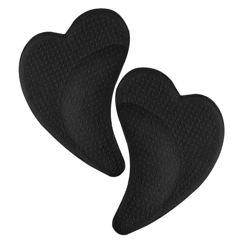 Heart-Shaped Arch Support Pads for Flat Feet & High Arches - Self-Adhesive, Shock-Absorbing Insoles