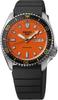 5 Sports Automatic Watch with Stainless Steel Case and Luminous Hands Stylish Black Seiko 5 Sports Men's - Watch, Orange,