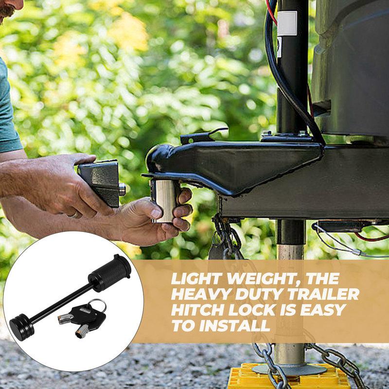 Pin Duty Parts With Key Receiver Security Replacement Lock Trailer Hitch Lock Trailer Hitch Locking Pin Accessories