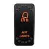 12V 24V Laser Rocker Switch Orange Led Light ON OFF / ON OFF ON for Car Boat Polaris RZR Can-Am ATV UTV RV Maverick Commander