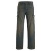 Jack And Jones Mens Eddie Denim Straight Leg Cargo Jeans