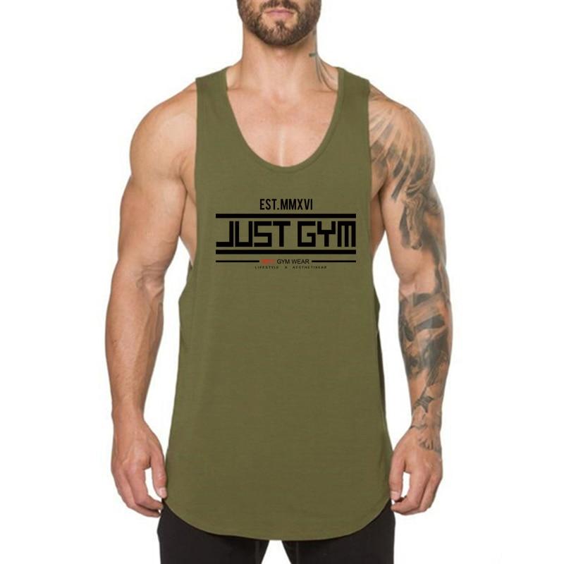 Do The Work Men's Thin Cotton O-neck Slim Fit Graphic Printed Fashion Casual Summer Breathable Gym Sports Bodybuilding Fitness Vest