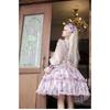 Firefly Flower OP Light Lolita Daily Lolita Vintage Dress - Girls' Soft Girl Fake Two-Piece Set