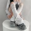 Cotton Patchwork Leg Warmers Long Tube Mid Tube Socks Korean Style Leg Warmers  Ballet Style