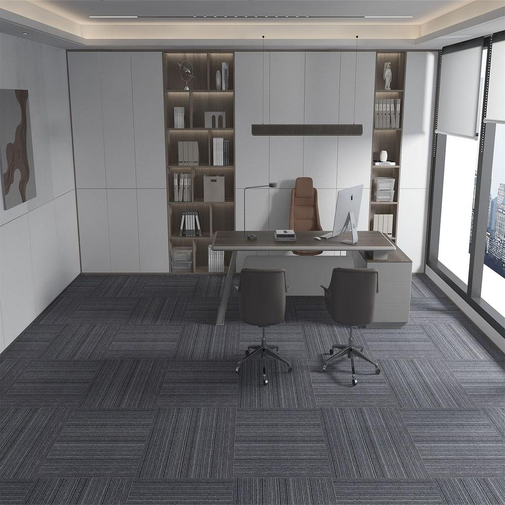 Office Carpet Splicing Square Billiard Hall Bedroom Engineering Room Floor Mat Commercial Pvc Hotel Floor Mat