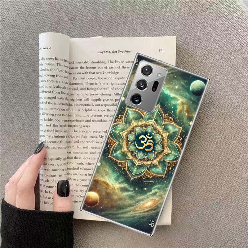

Om Symbol Meditation and Creativity Phone Case for Samsung A17 A37 A57 A54 A14 A24 A34 A07 A04S A02S A12 A22 A32 A52S A16 A26 A3 Samsung A02