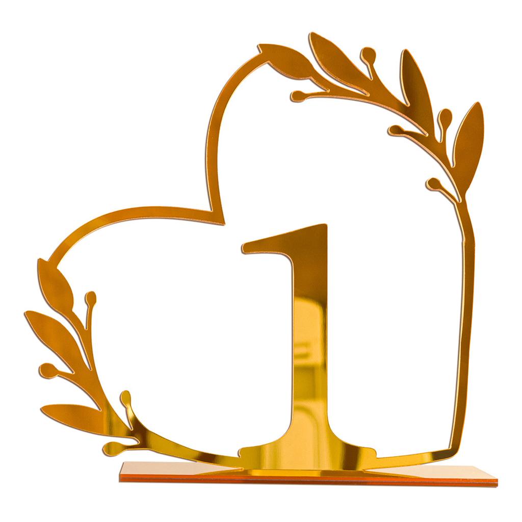 DIY Acrylic Numbers Wedding Table Numbers Mirror Table Numbers