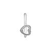 Pandora Herzform Sterlingsilber Ring Damen Silber 190861CZ