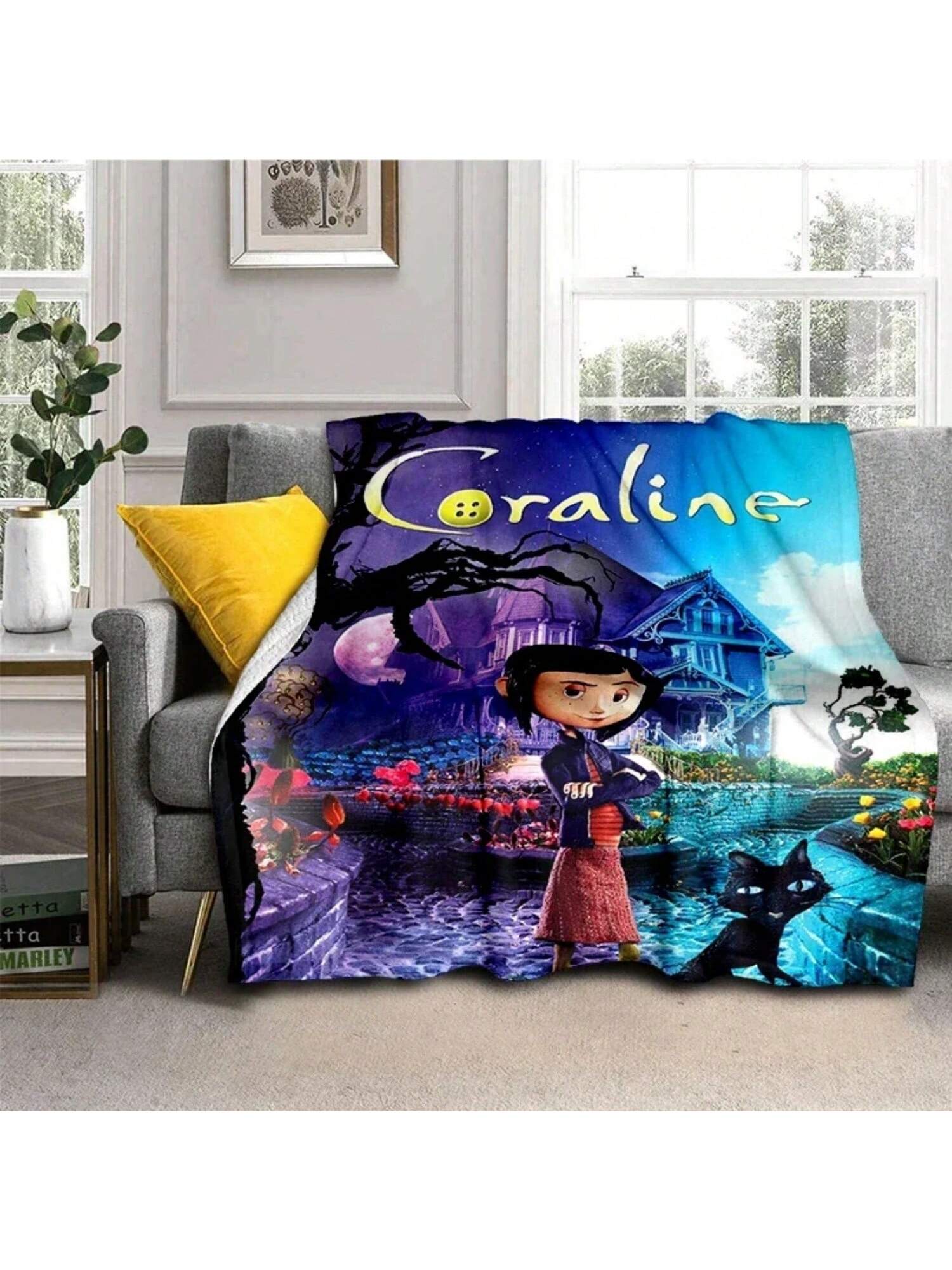 

Анимационный фильм Плед для пикника Er Мягкий Кавайный Плед для Путешествий Постельное белье Диван Диван-кровать Плед Подарок на День рождения 75X95CM серый