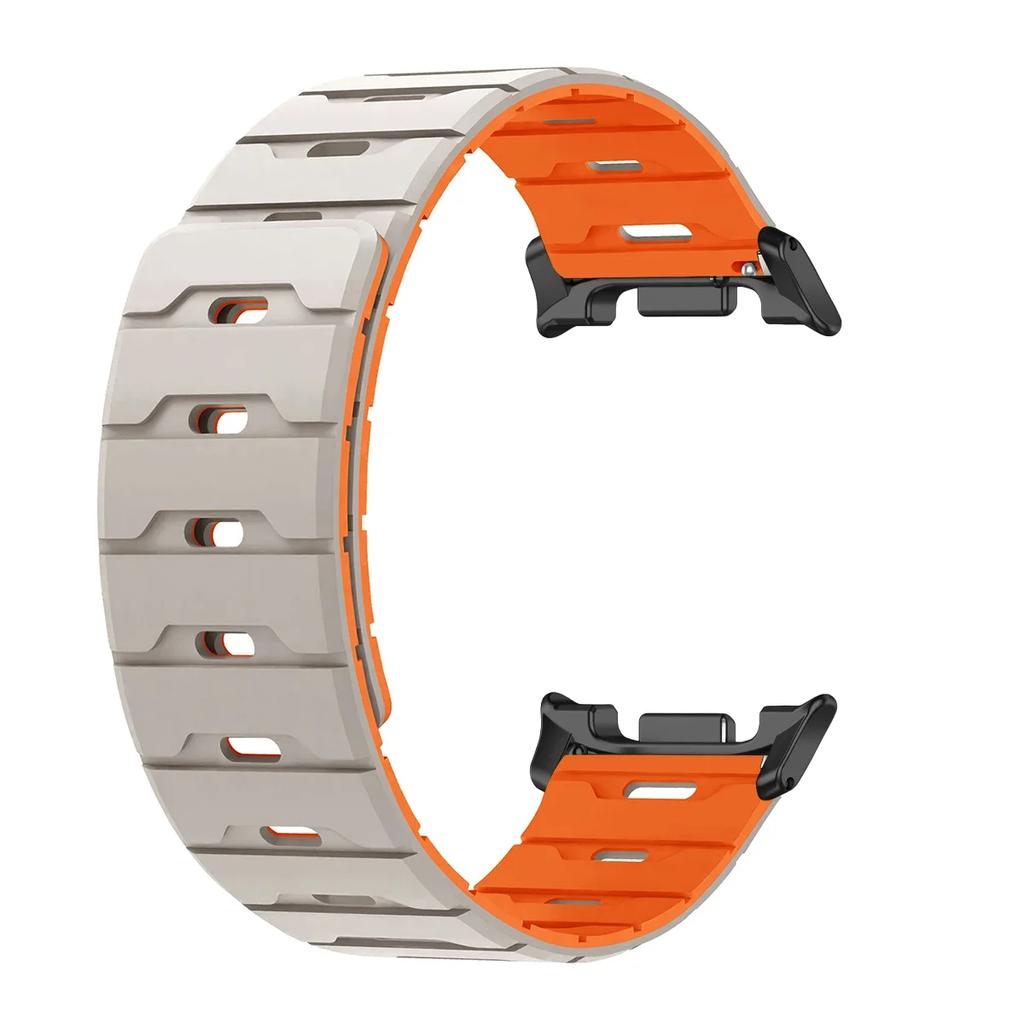 Silicone Magnetic Strap for Samsung 8 40mm 44mm classic 46mm Sport Watchband Bracelet for Samsung Ultra 1 2 Smart Watch Band