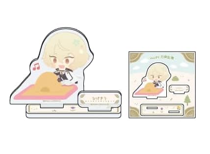 Naughty! Touken Ranbu ~Everyone's Naughty Time~ Scratch Card 2nd Edition C Prize Acrylic Stand Plate Higekiri
