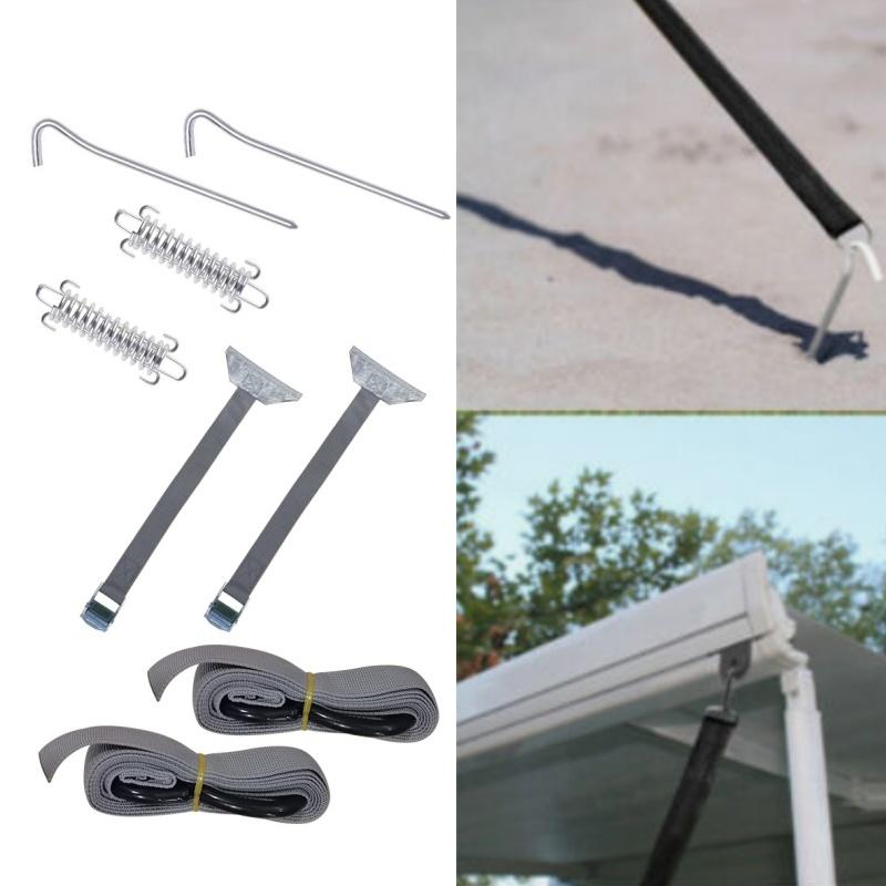 FOR Fiamma Thule Isabella Dorema Cassette Awning Universal Tie Down Strap Kits