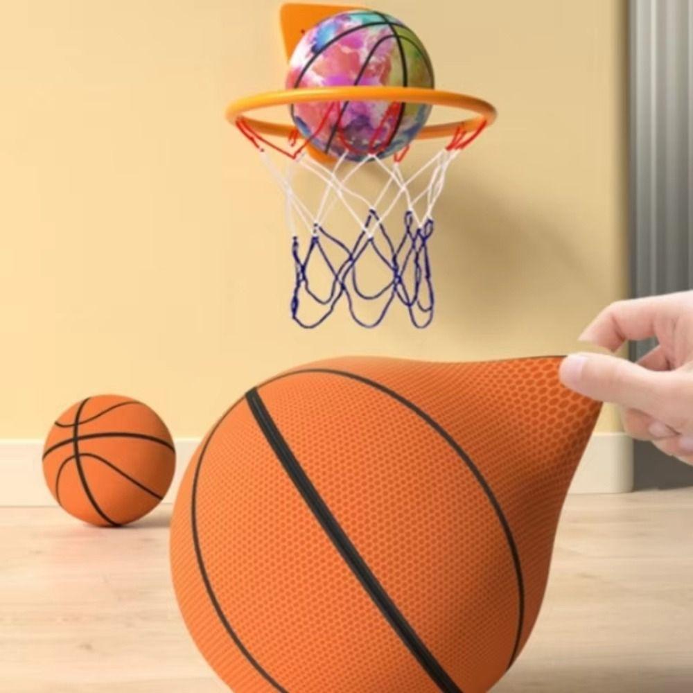 Foam Bouncing Basketball Easy To Grip Mute Ball New Training Ball for Kids