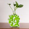 Make a Fortune Fa Cai Ornament Chinese Characters Organic Resin Hydroponic Plant Container Creative Home Decor